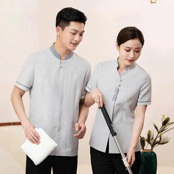 Đồng phục nhân viên nhà hàng VM102 - Hình ảnh 2